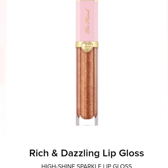 Too Faced | Makeup | Nib Too Faced Rich Dazzling High Shine Lip Gloss